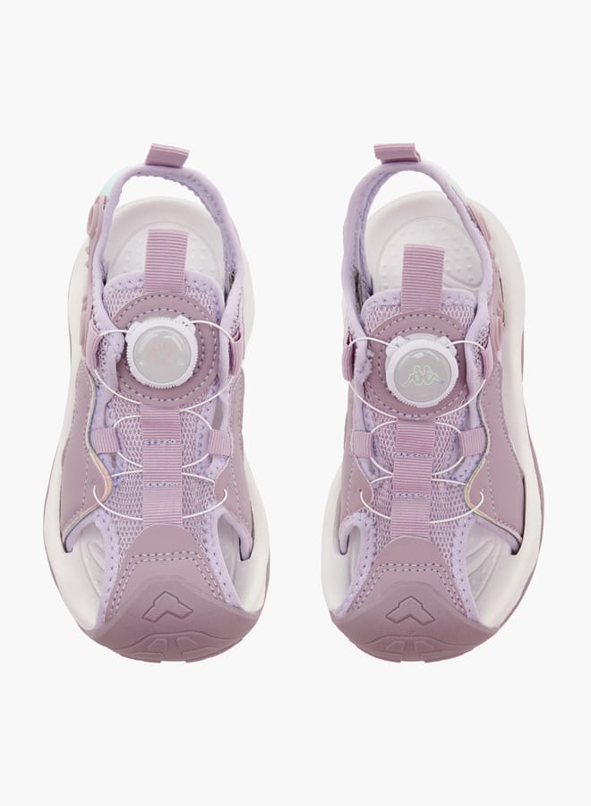 Kappa Girls' Textured Sandals with Rotating Buckle Closure - Image 2