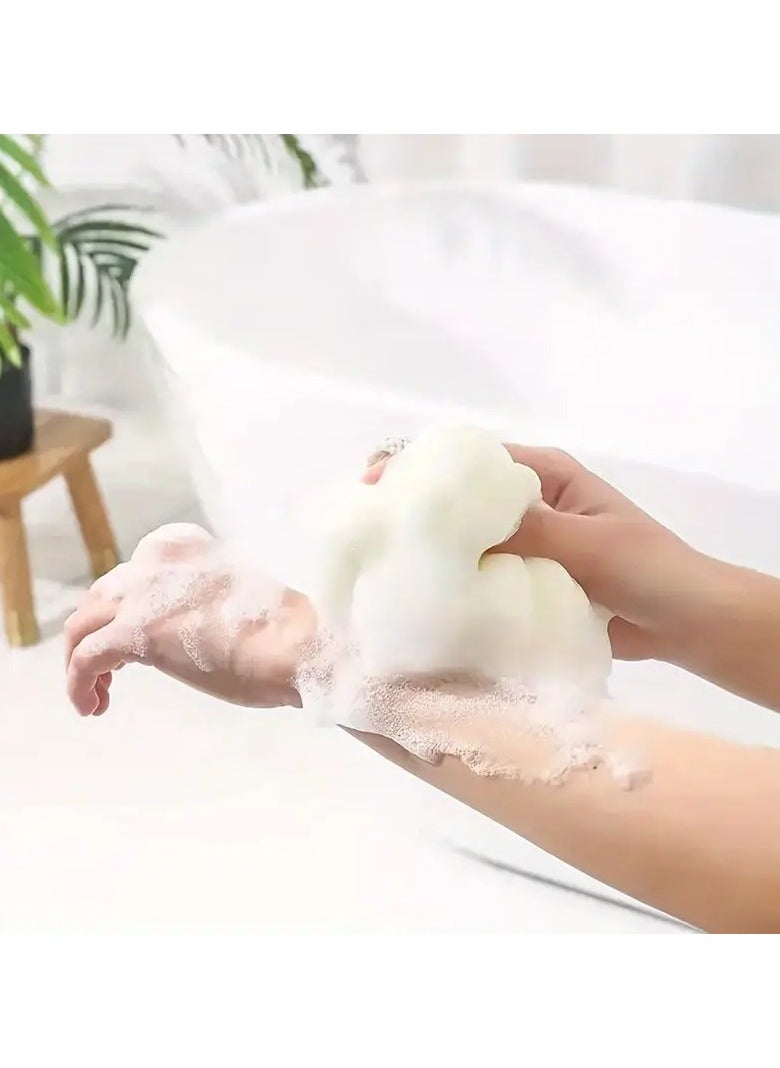 LANGMANNI - Indulgent, Luxurious Multi-Color Bath Sponge - High-Quality, Easy Foam Shower Loofah for Rich Lather & Personal Care - Image 1