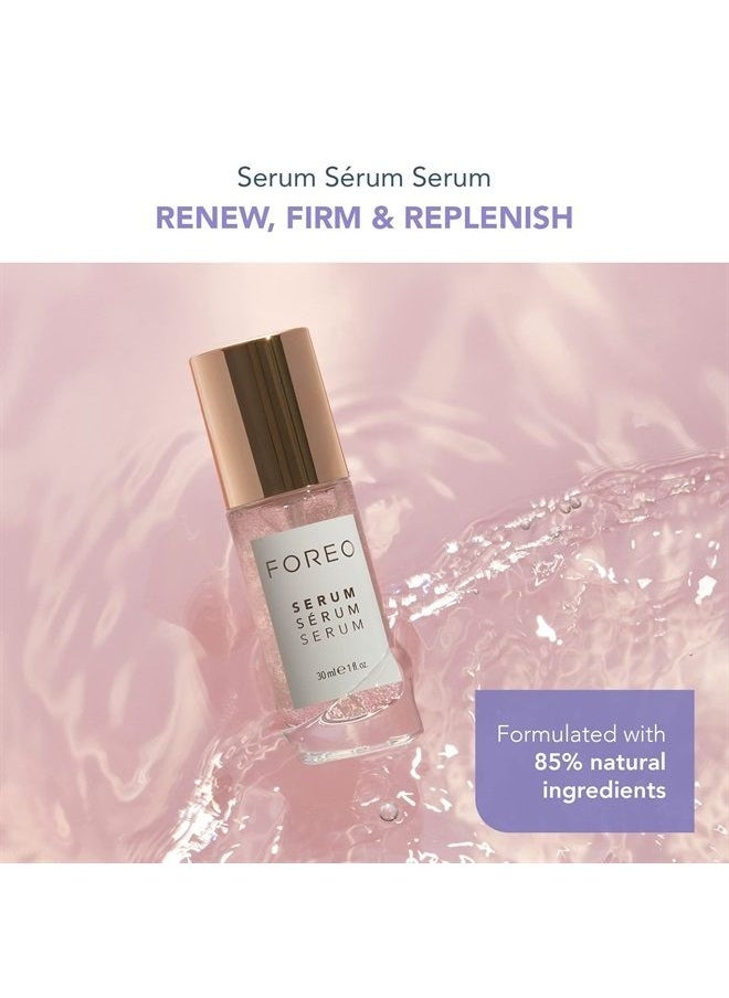 FOREO - Firm & Fabulous BEAR mini Lavender + Serum Serum Serum 30ml Anti aging Starter Kit| Microcurrent Facial Device | Instant Face Lift | Double Chin Eliminator | Facial Skin Care Products | | Set - Image 1