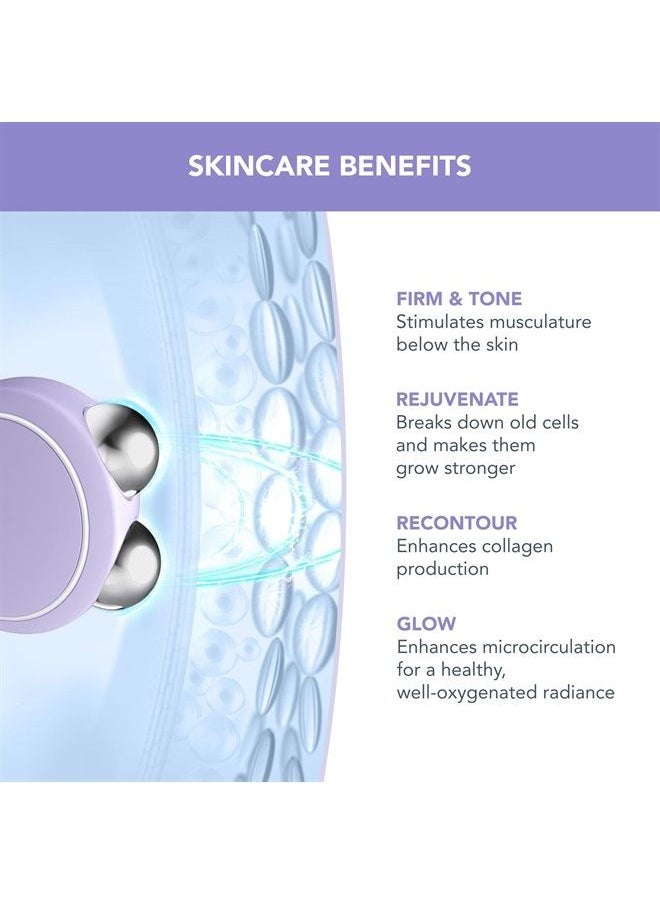 FOREO - Firm & Fabulous BEAR mini Lavender + Serum Serum Serum 30ml Anti aging Starter Kit| Microcurrent Facial Device | Instant Face Lift | Double Chin Eliminator | Facial Skin Care Products | | Set - Image 1