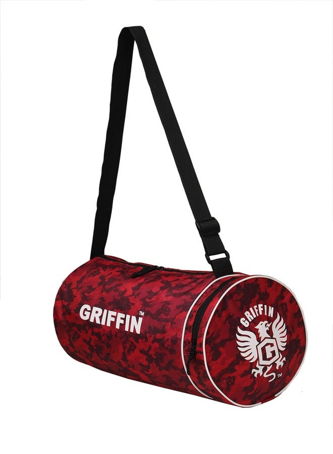 GRIFFIN G-100 Polyester Red Duffle Bag for Gym - Image 2