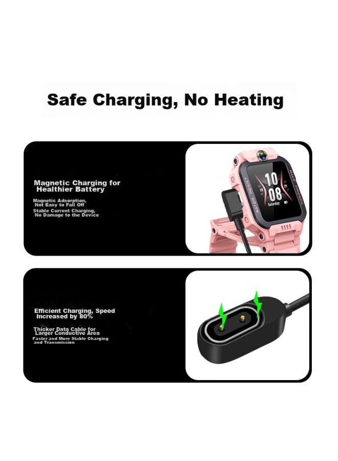 Bkayp [Fast Charging Without Damaging Device] Compatible With Xiaotiancai Children'S Smartwatch Z6 Top Edition, Charger Cable, Charging Dock, Magnetic - Image 3