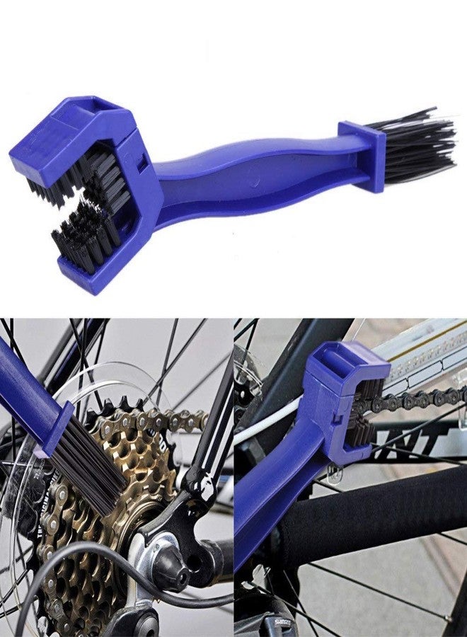 Aksmit فرشاة سلسلة الدراجة وقطعة قماش من الألياف الدقيقة من AKSMIT (مجموعة من 4 قطع) لدراجة KTM Duke 390 - Image 3