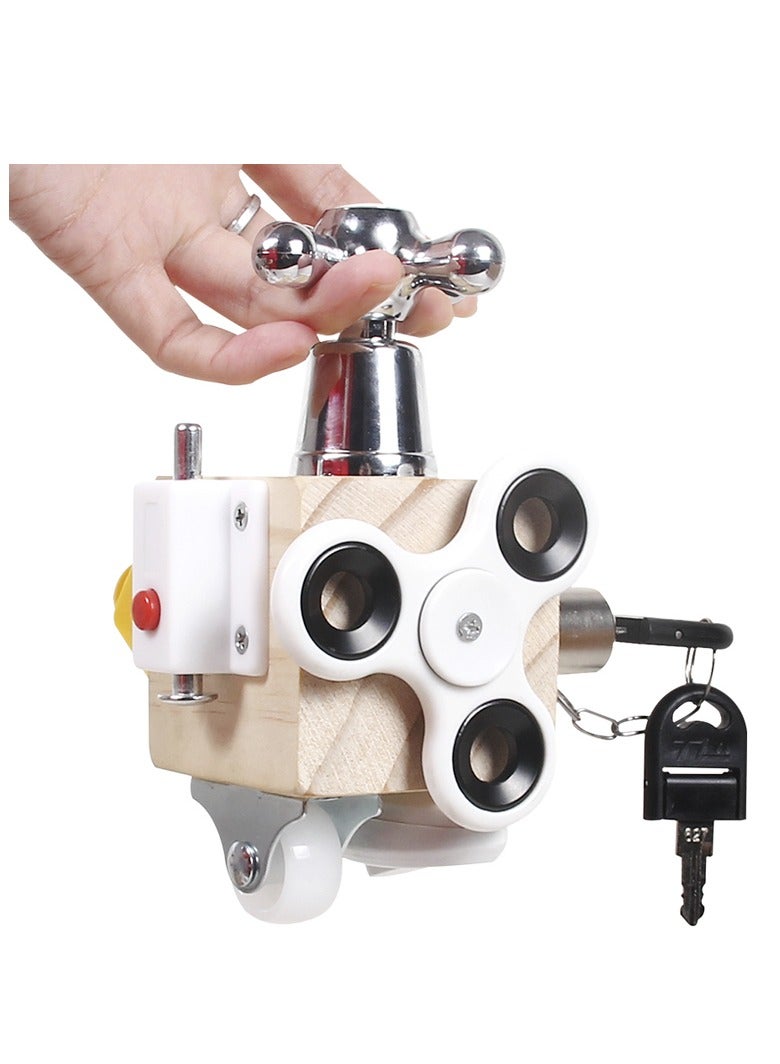 Factory Price مكعب النشاط الخشبي 7 في 1 - Image 2