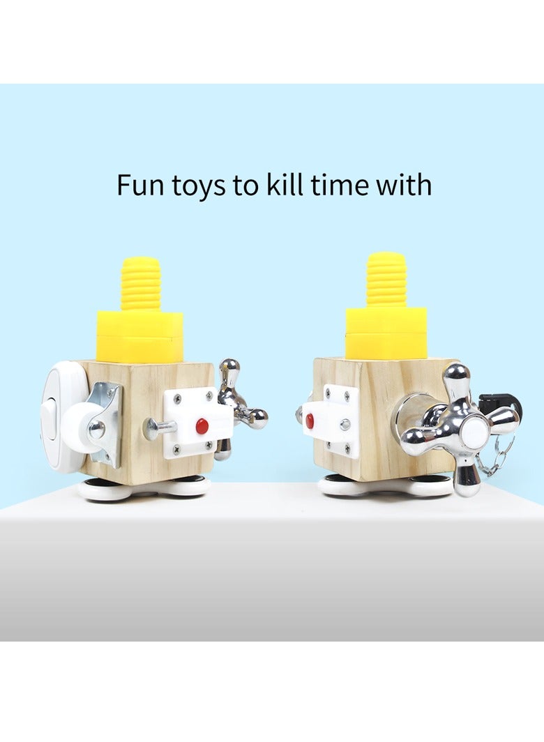 Factory Price مكعب النشاط الخشبي 7 في 1 - Image 4