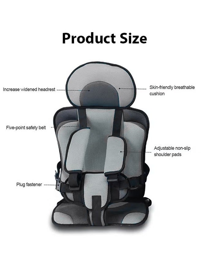 مقعد عربة أطفال ، مقعد عربة أطفال قابل للتعديل ، مقعد عربة أطفال مرتفع ، حماية قابلة للطي ، ملحق سفر ، للأطفال من سن 0-8 سنوات (أسود) - Image 3