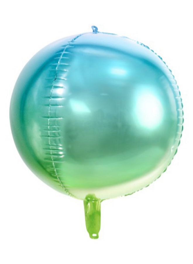 NIBEMINENT Ombre Foil Balloon Blue and Green