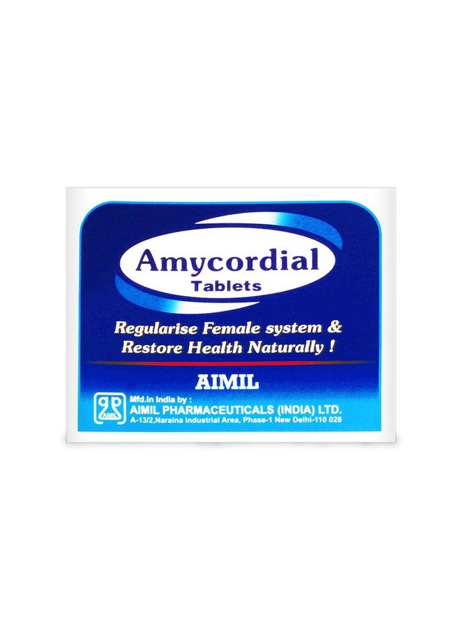 AIMIL Amycordial Tablets - 30 Tablets | Female Health Restorative | Contains Shatavari, Amla, Guduchi, Methi and more - Image 1