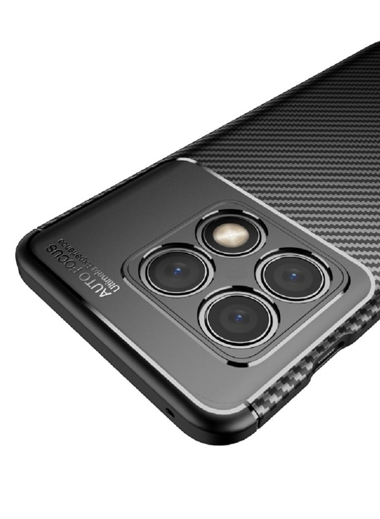 Cover OnePlus 10 Pro 5G  , - Protection Brushed Carbon Fiber Cover Shockproof - With Protection For Camera Slip-Resistant - Black  - Image 2