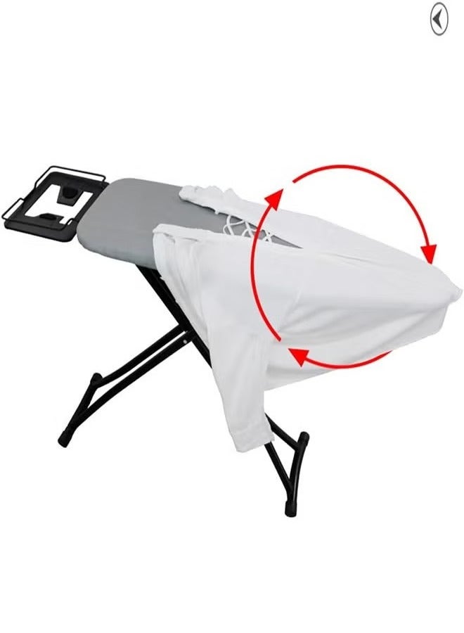 Ironing Board Heat Resistant Cover Ironing Board Non-Slip Folding Adjustable Height (31 * 86 * 110CM) Gray  - Image 2