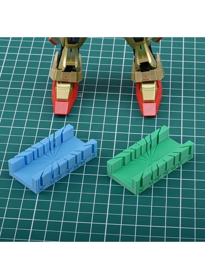 Green Angle Cutting Guide With Markings For 30 45 And 90 Degree Cuts - Image 5