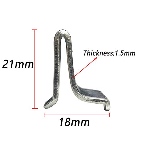 Bueyfolt Adjustable Steel Pilaster Shelf Support Clips -20 Pieces - Image 3