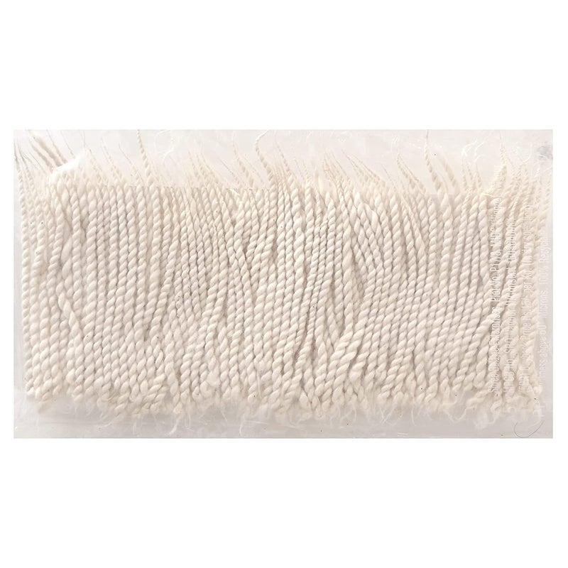 VITARA VITARA Premium Organic White Twisted Long Handmade Cotton Double Wicks Lambi Double Diya Batti for Pooja Akhand Jyot Vattalu Deepam for puja samai White 400 Wicks - Image 1