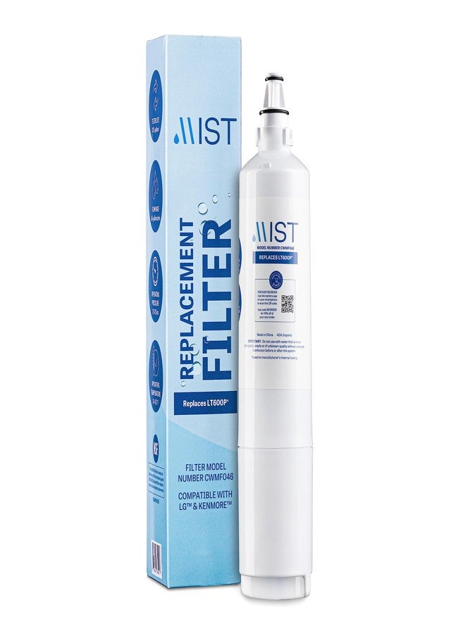 Mist 5231JA2006A Refrigerator Water Filter Replacement for LG LT600P, 5231JA2006B, Kenmore 9990, Fridge LFX25960ST - NSF 42 Certified - 1 Pack - Image 1