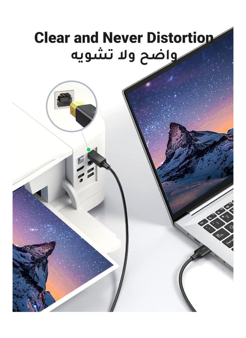 موسل موسيل كيبل طباعة يو اس بي 2.0 مقاس 3 متر  - Image 2