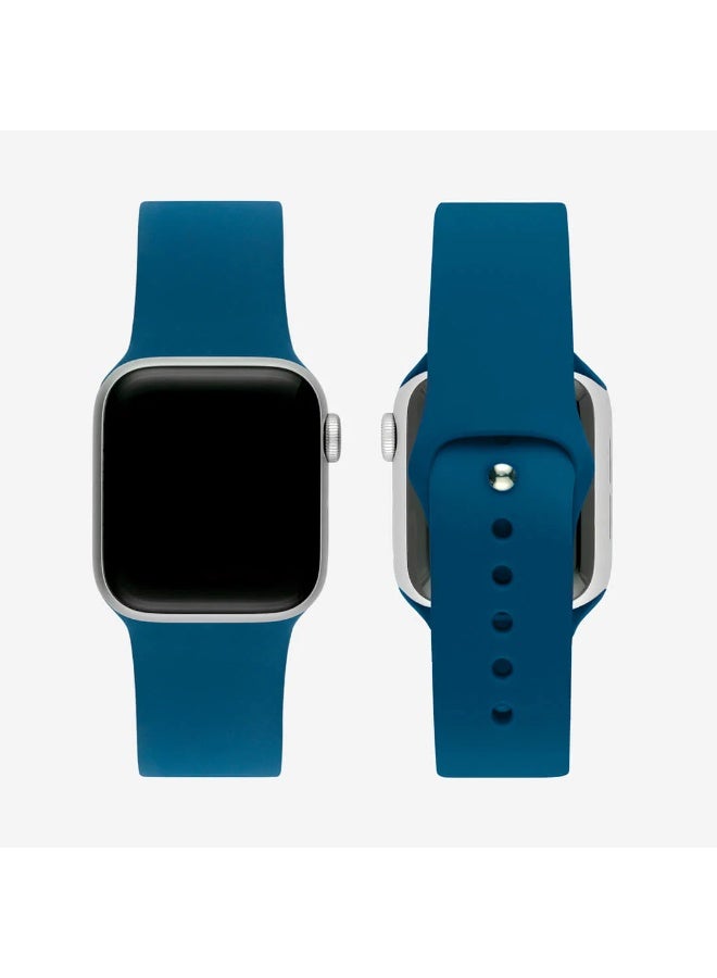 Watch Band 38mm 40mm 41mm Compatible Strap – Soft Silicone/Sport Replacement Wristband for Apple Watch Series 9/8/7/6/5/4/3/2/SE - Image 2