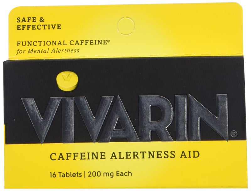 Caffeine Pills 200mg Caffeine in Each Tablet Safely and Effectively Helps You Stay Awake Alertness Aid Energy Supplement 16 Tablets 3 Pack