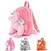 Lazada Unicorn Kids Backpack Stuffed Toy Toddler Backpacks Plush Backpack Pink 95 - Image 3