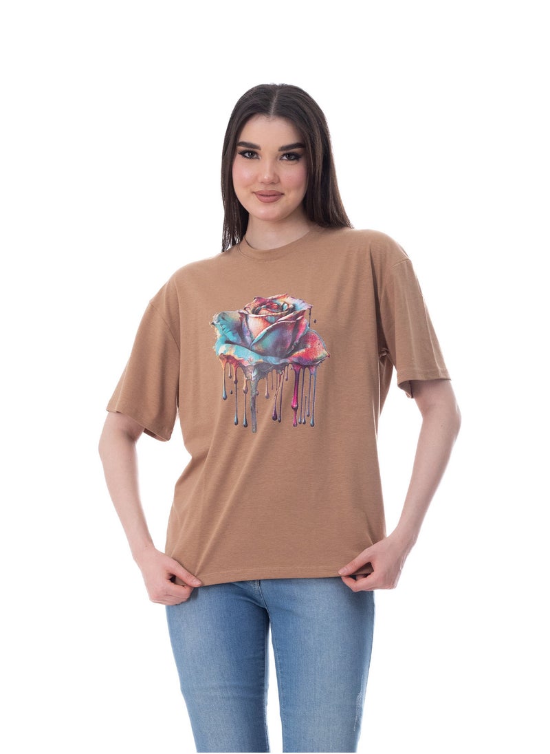BEBO - Women's short-sleeved printed T-shirt - Image 1