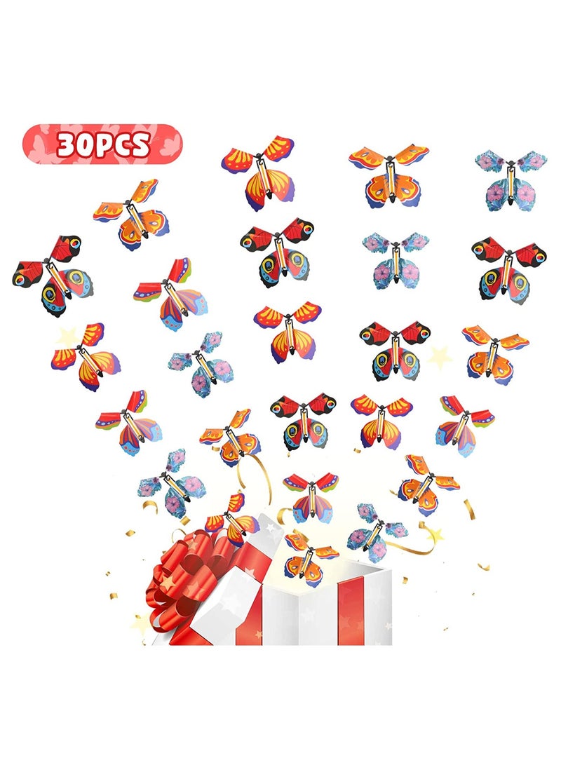 Magic Flying Butterflies Surprise Gift Set Retro Style 30 Pieces Perfect for Parties and Celebrations  - Image 2