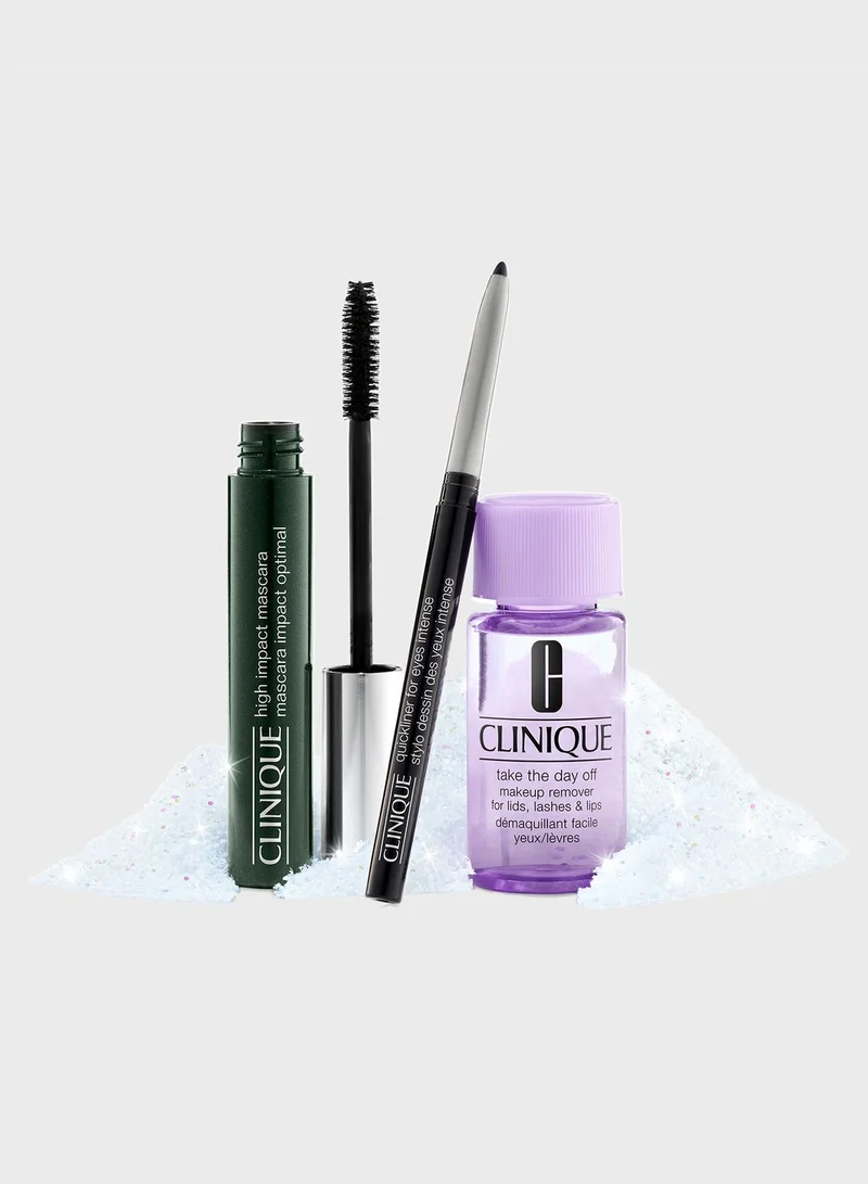 CLINIQUE High Drama In a Wink Gift Set, Savings 45%