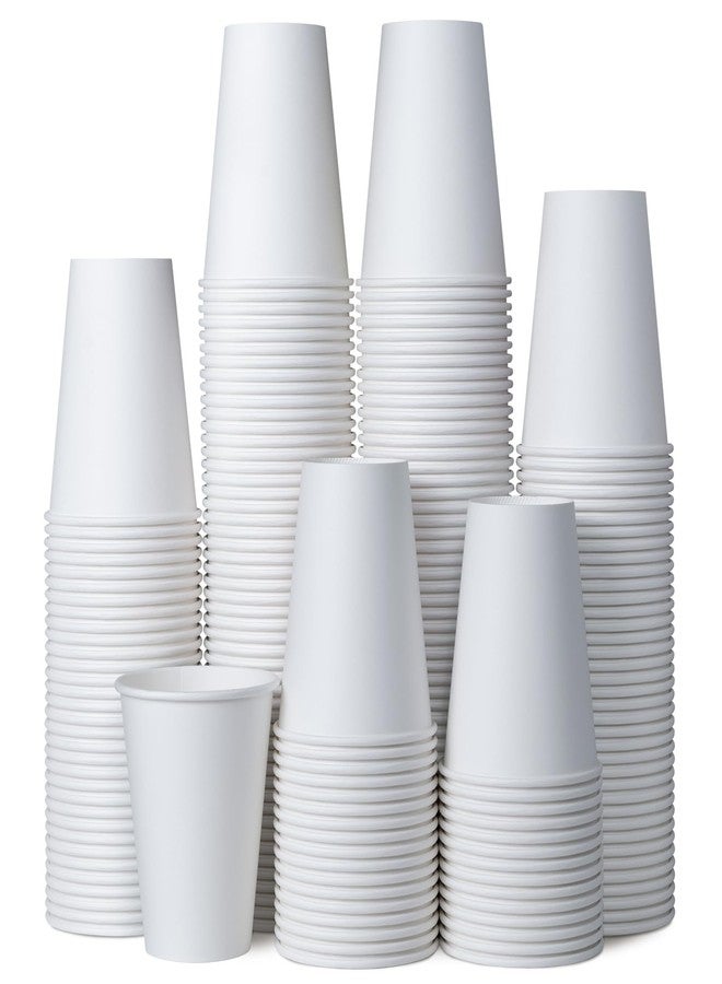 MATICAN Disposable Coffee Cups, 200-Pack 8-oz Bulk Paper Cups for Hot or Cold Drinks, White Cups for Office, Parties, and To-Go Use (No Lids) - Image 1