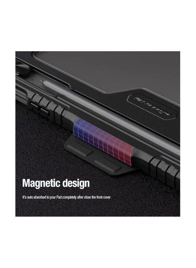 Cace for Samsung Galaxy Tab S10 Ultra (2024),Anti-fall Smart Tablet Cover with Auto Sleep/Wake u0026 Sliding Window Lens Protection Pen Slot,TPU+PC Protective  - Image 5