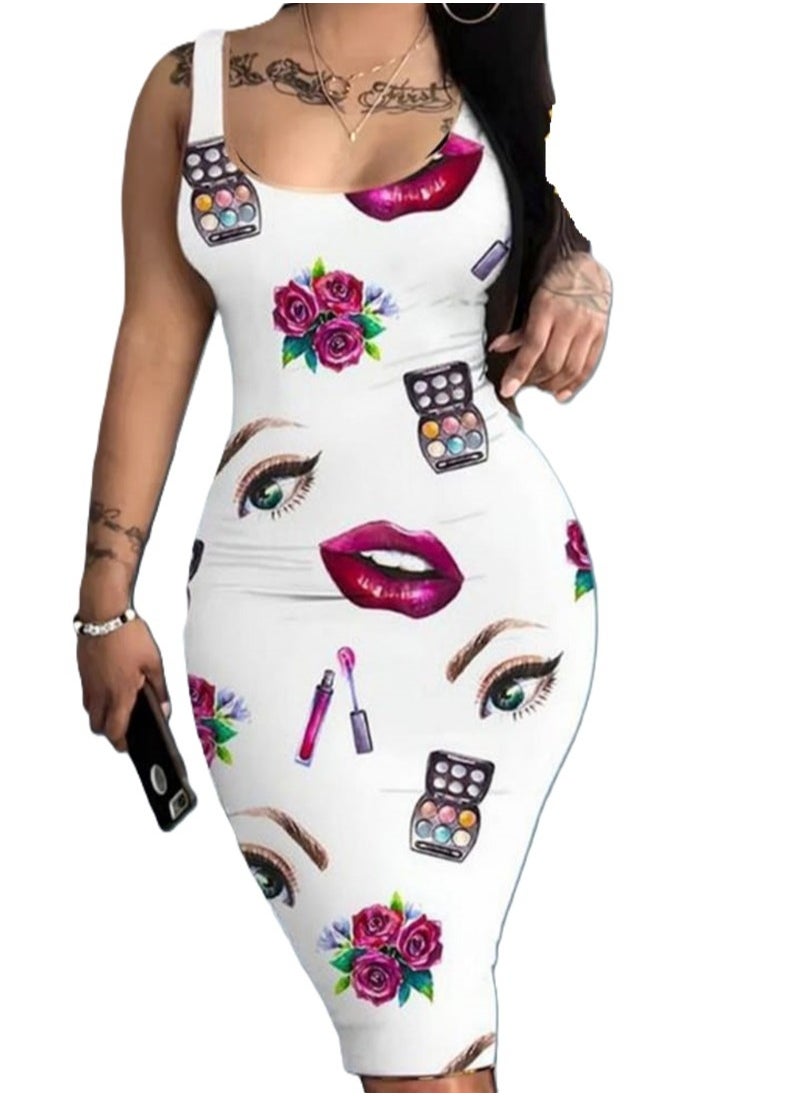 Generic - Elegant Short Dress for Girls - White - Image 1