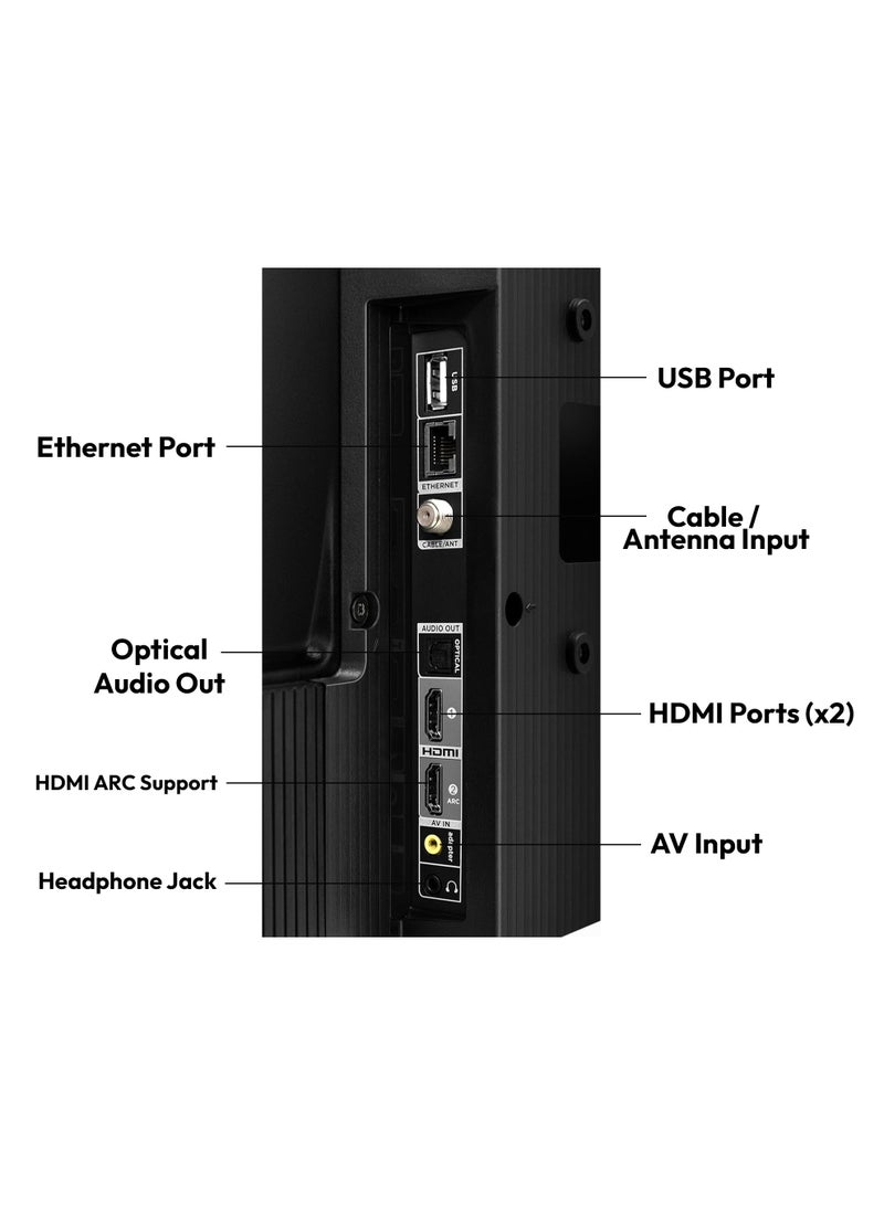 Stargold 24 Inch LED TV HD Ready, AC/DC Compatible, HDMI, VGA, USB Multimedia, Energy Saving, True Color, Dual 3W Speakers, Perfect for Home & Caravan - Image 2
