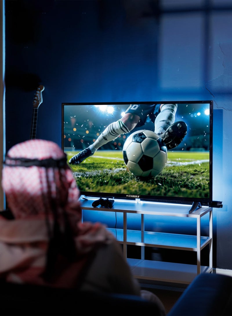 Stargold 24 Inch LED TV HD Ready, AC/DC Compatible, HDMI, VGA, USB Multimedia, Energy Saving, True Color, Dual 3W Speakers, Perfect for Home & Caravan - Image 5