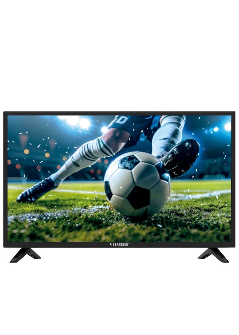 STARGOLD 24 Inch LED TV HD Ready AC DC 12V Portable Television for Caravan Truck Boat 24 Inch Smart TV Alternative Slim 24 TV with HDMI VGA USB Multimedia Energy Saving True Color Small 24 Inch Television for for Home & Caravan - Image 1