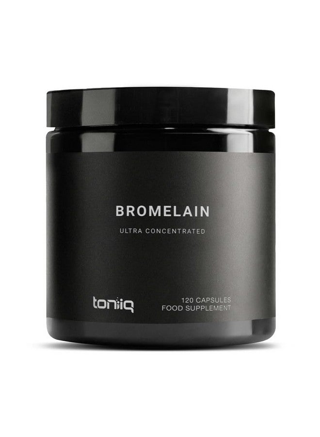 Toniiq برومايلين عالي القوة 500 ملغ - 3600 GDU/جرام - مركز للغاية ومتاحة حيوياً - صيغة مختبرة من طرف ثالث - 120 كبسولة نباتية - 120 حصة لكل عبوة - مكمل برومايلين - Image 4