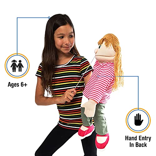سيلي بابتس 25 "" Emily Peach Girl Full Body Ventriloquist Puppet - Image 2