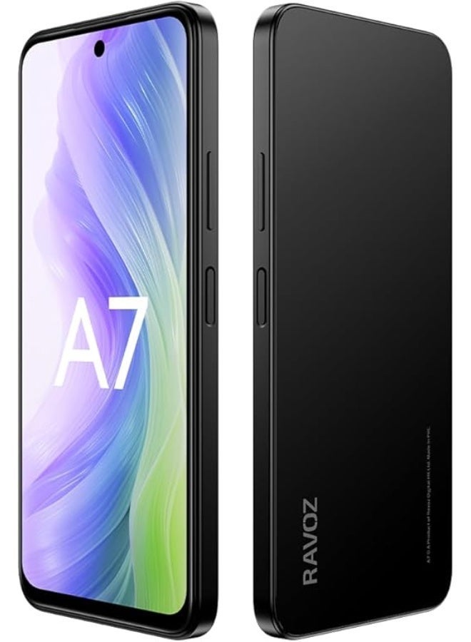 RAVOZ Ravoz A7 No Camera No GPS, 12GB RAM (4GB + 8GB Expandable), 128GB ROM | NFC | Black (UAE Version) - Image 3