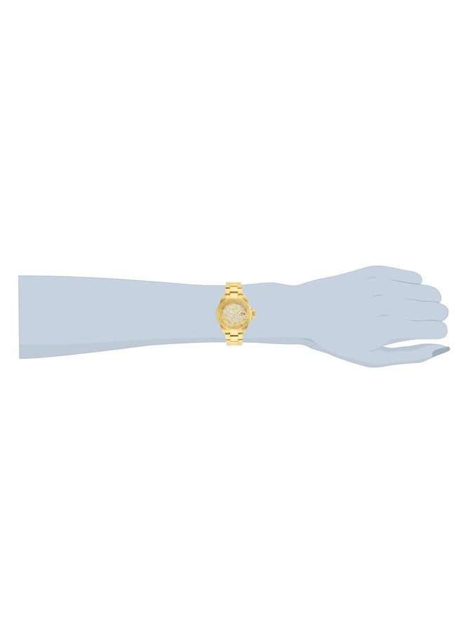 Invicta Women's Angel Stainless Steel Swiss-Quartz Watch with Stainless-Steel Strap, Gold, Dive Watch - Image 5