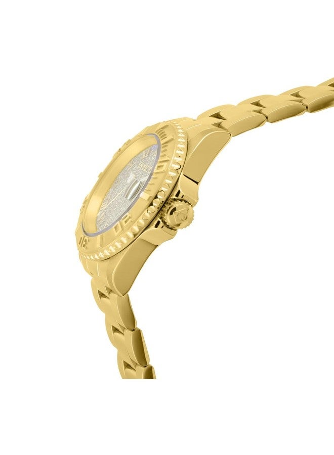 Invicta Women's Angel Stainless Steel Swiss-Quartz Watch with Stainless-Steel Strap, Gold, Dive Watch - Image 3