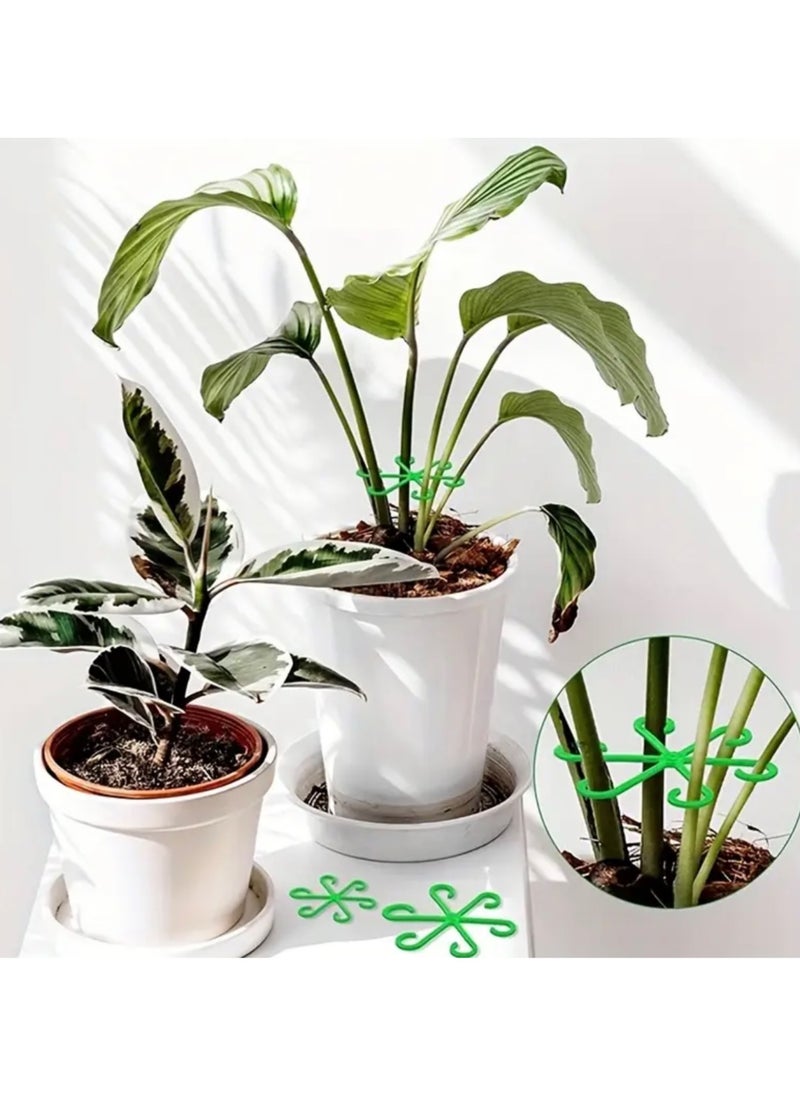 CleanWave - The Pure Effect 4 PCS Reusable Plant Stem Support – Indoor Plant Support Stakes to Keep Plants Upright, Prevent Stem Damage, and Promote Healthy Growth  - Image 2