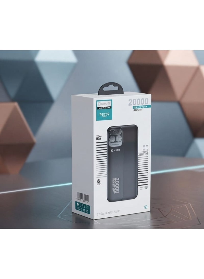 X-HANZ XHANZ PB202 20000mAh Power Bank with Smart Display - Image 1