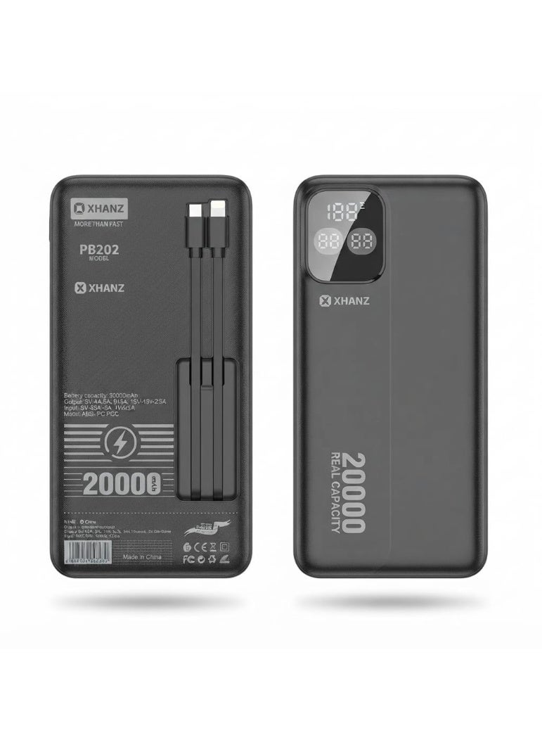 X-HANZ XHANZ PB202 20000mAh Power Bank with Smart Display - Image 2