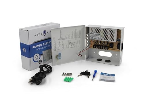 Ares Vision 18 Channel/Port 30 AMPS, 12V DC Power Supply Box, Individually Fused for CCTV, LED, and All 12v DC Devices. (18CH 30 AMP) - Image 1