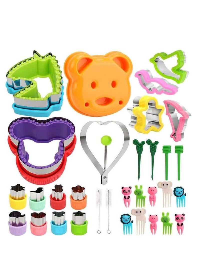 Sharpdo 32-Piece Stainless Steel Sandwiches Cutter Set - Image 1