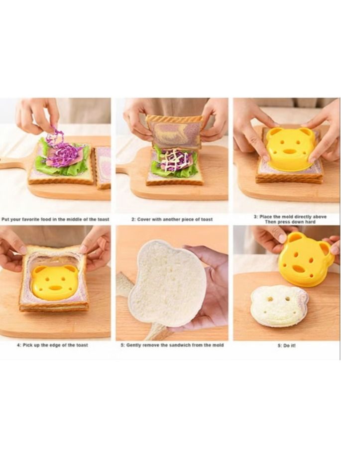 Sharpdo 32-Piece Stainless Steel Sandwiches Cutter Set - Image 4