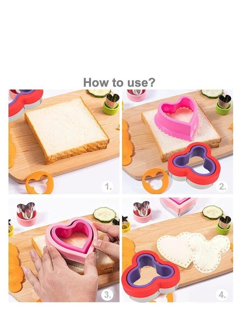 Sharpdo 32-Piece Stainless Steel Sandwiches Cutter Set - Image 3