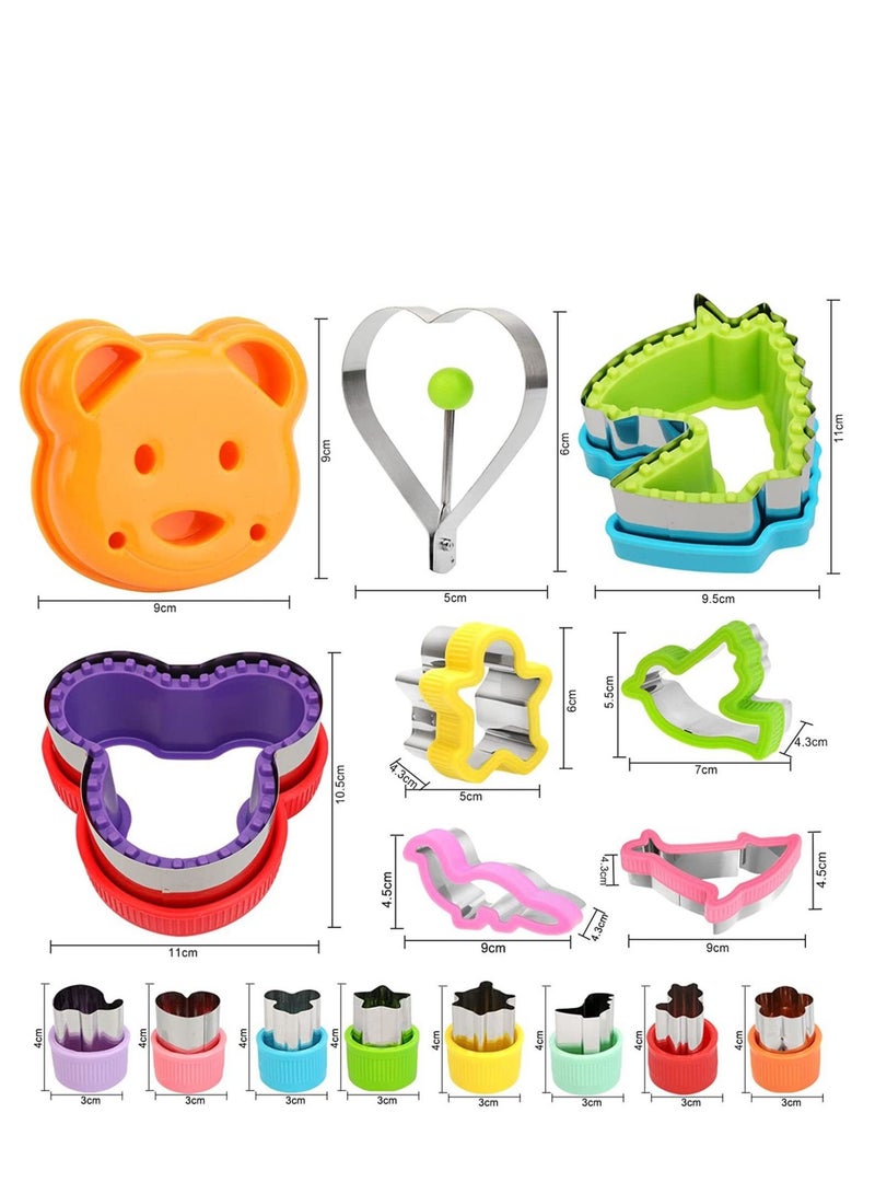 Sharpdo 32-Piece Stainless Steel Sandwiches Cutter Set - Image 2