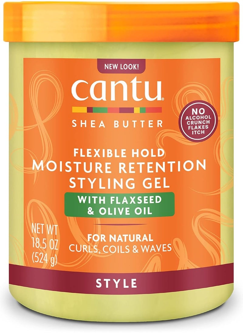 Cantu - Shea Butter Maximum Hold Moisture Retention Styling Gel 524 g - Image 1