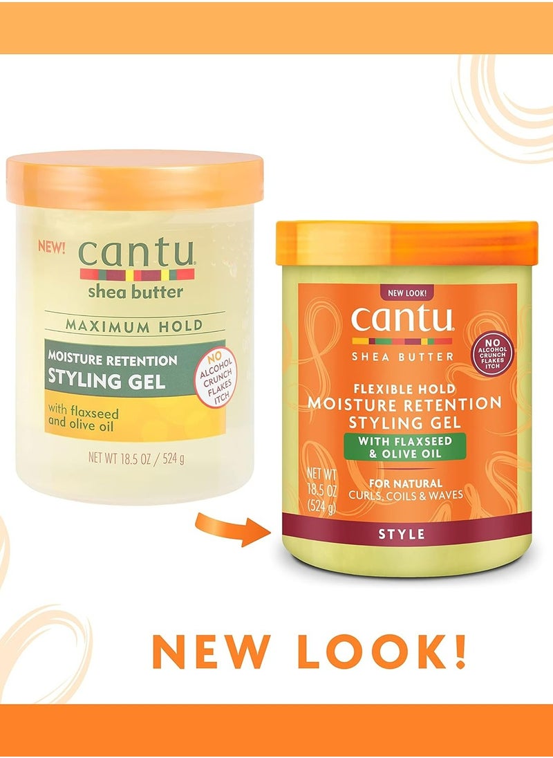 Cantu - Shea Butter Maximum Hold Moisture Retention Styling Gel 524 g - Image 1