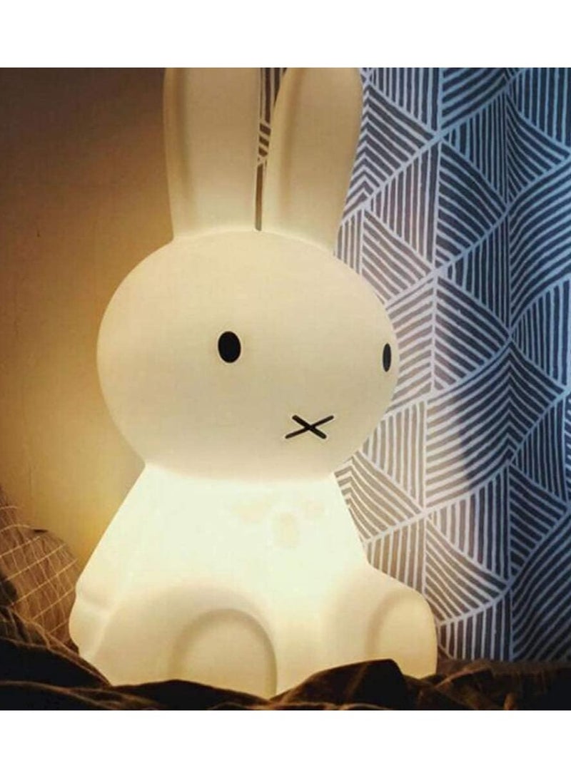 Led Night Light, Children's Luminous Toy Silicone Bedroom Decoration Rabbit Colorful Night Light, Suitable for Children's Gifts, Interior Decoration, Bedside Lamps, Table Lamps - Image 2
