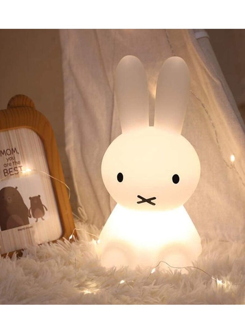 Led Night Light, Children's Luminous Toy Silicone Bedroom Decoration Rabbit Colorful Night Light, Suitable for Children's Gifts, Interior Decoration, Bedside Lamps, Table Lamps - Image 1