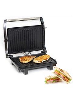 Generic Contact Grill Maker – Non-Stick Plates, Stainless Steel Body, Cool Touch Handles | Power & Ready Indicators | Overheat Protection | Electric Sandwich & Panini Press Grill  - Image 1