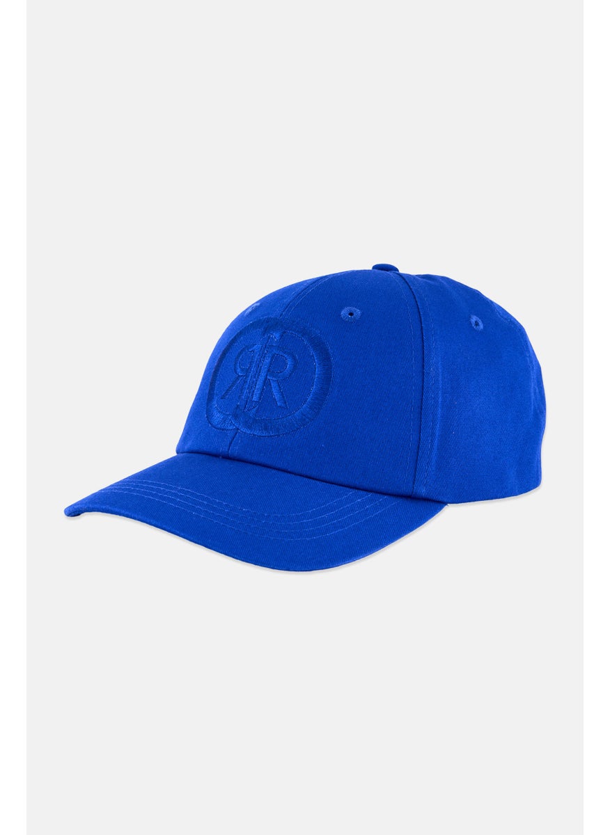 CERRUTI 1881 Men Embroidered Logo Adjustable Closure Cap, Royal Blue  - Image 1